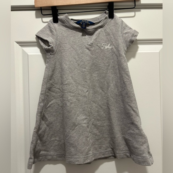 Polo Ralph Lauren Other - Polo Ralph Lauren Toddler Sweatshirt Dress Gray Size 4T